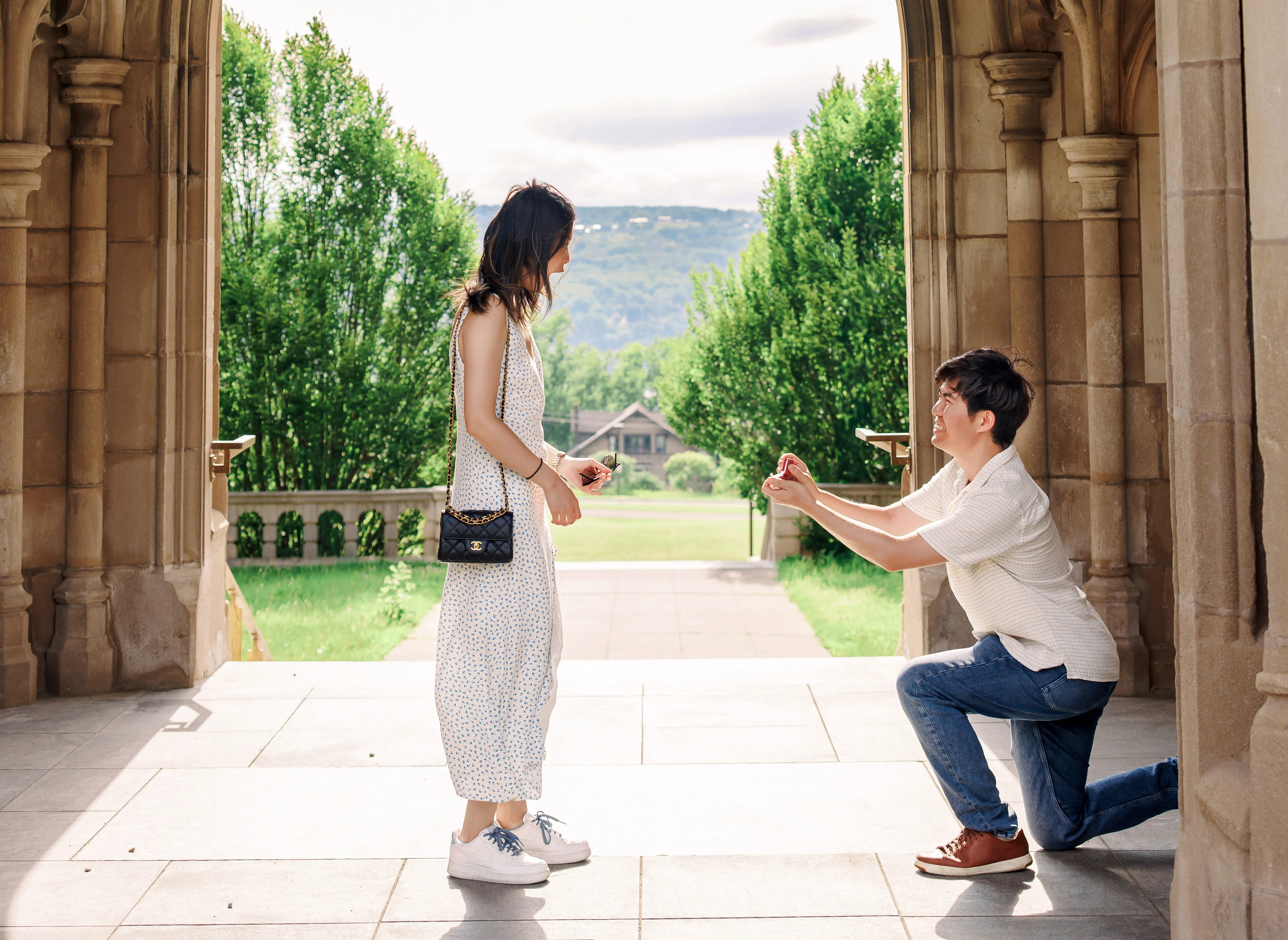 Vick and Vicki — the engagement